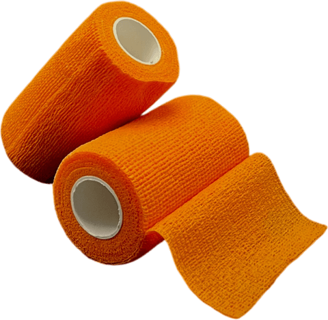 Bandagem flexível autoadesiva para cascos bovinos